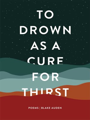cover image of To Drown as a Cure for Thirst